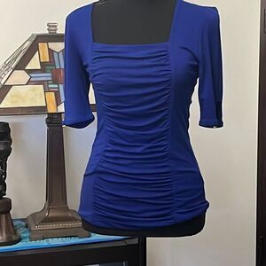 Royal blue top.￼ White House Black Market. Sz XXS